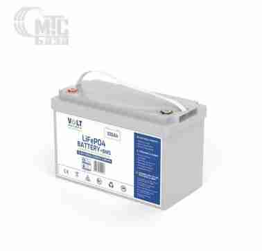 Аккумуляторы Аккумулятор Volt Polska LiFePO4  12V 100Ah (100A) +BMS (Код 6AKLI10012)